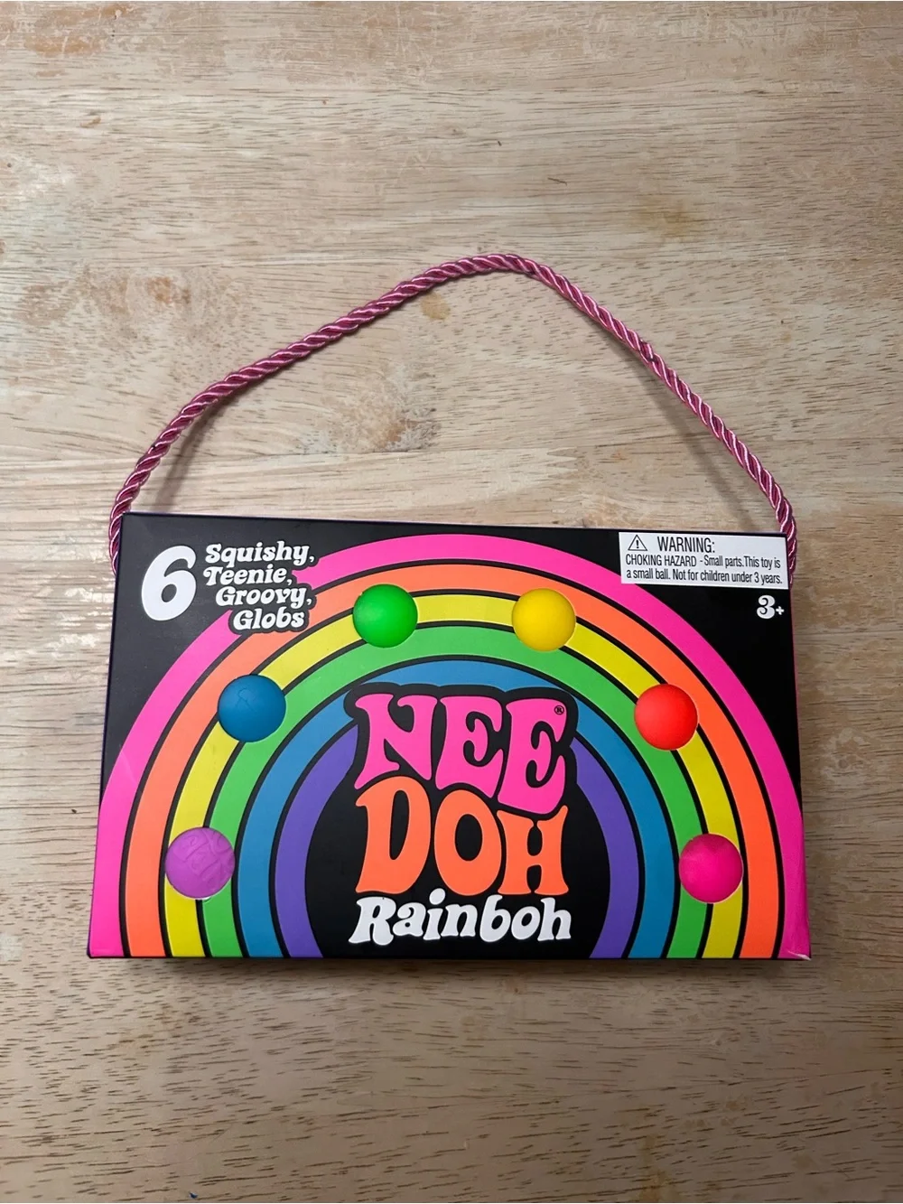 Nee Doh Rainboh Kids Stress Balls - Rainbow Colors